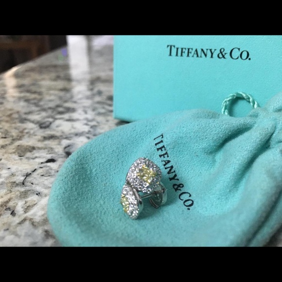 Tiffany & Co. Soleste Diamond Earrings in Platinum - Picture 3 of 6